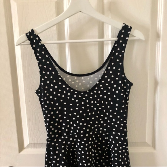 H&M Fit and Flare Polka Dot Dress - Picture 6 of 7